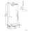 Beliani Freestanding Outdoor Shower SURAMA Silver 3