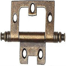 Non-Mortise Butt Hinge for Cabinet Doors Red Bronze 83x24mm Medium-Duty 1 Hinge per Pack
