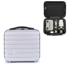 (Silver * Black Liner) ls-S004 Portable Waterproof Drone Handbag Storage Bag for DJI Mavic Mini 2