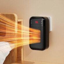 2024 Upgraded Smart Wall Heater 500W, Compact Indoor Space Heater for Bedroom with Overheat Protection, Energy Saving Portable Warmer