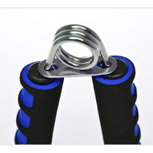 Hand Strength Trainer Blue Metal Grip Strengthener Hand Grip for Beginners to Professionals Hand Exercise (Blue) (1pcs)