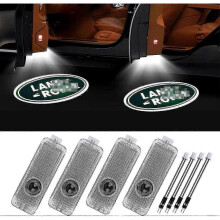 4pcs Car Door Led S for Land Rover, 3d Wireless Esy Projector