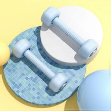 (1.3kg, Sky Blue) A Pairs Baiman YL001 Multifunctional Telescopic Silicone Dumbbell For Ladies