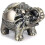 (bronze) Windproof Vintage Ashtray With Lid Elephant Shape Table Ashtray Ashtray Indoor O 1