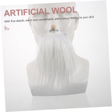 DIY Faux Fur Gnome Beard Craft Kit Lightweight Fluffy Fake Beard Materials