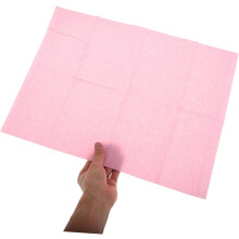 Disposable Nail Table Mats 125pcs Pink Non-woven Waterproof Oil-resistant Nail Towels