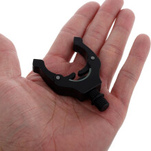 2pcs Magnetic Fishing Rod Holder Bracket with Nylon Spiral Connector Black Fishing Rod Racks and Stands