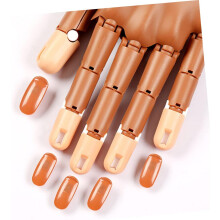 200pcs Manicure Training Fake Finger Nail Art Practice Utensil for Women Beginner Manicure Practice Tool Hand for Nails