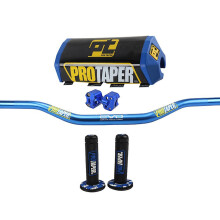 High Quality Aluminum Handlebar for Taper Pack Fat Bar 1-1/8" Dirt Pit Bike Motocross Motorcycle Handlebar 800mm Length 28mm PRO~5034