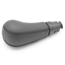 Suitable for Volvo gear shift knob hand-sewn leather shift knob 6-speed manual gear lever knob~02232