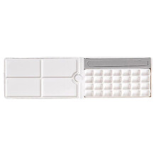 28-Grid Folding Watercolor Palette, Watercolor Paint Tray Box, Paint Box, Painting Tools, Art Supplies B