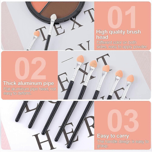 30pcs Eyeshadow Applicators, Sponge Eyeshadow Brushes, Eye Shadow Brush 2