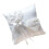 Wedding Ring Pillow, for Romantic Wedding Party Ceremony, White 1