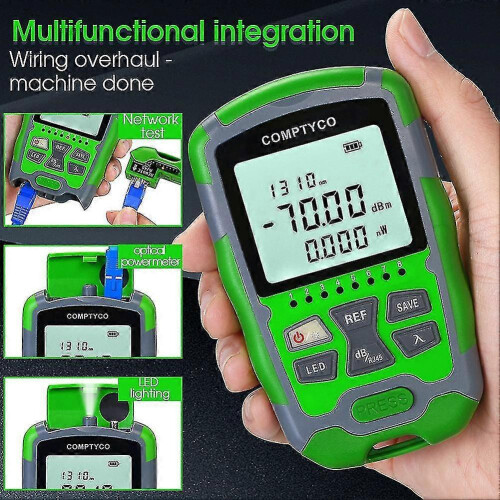 Comptyco 3 In 1 Ftth Fiber Optic Power Meter Aua-mc7 Led Light 2