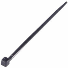 ConnektGear Cable Tying - Black - 100 / Pack Pack - Cable Tie - 22 kg Loop Tensile -Nylon, Plastic