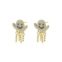 S925 Sterling Silver Halloween Earrings