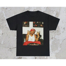 (M) 2Pac T-shirt | 90's Hip Hop Clothing | Unisex | Classic Fit | Rapper Shirt | Tupac Shirt-Aqp209