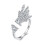 (8) S925 Sterling Silver Zircon Pure Zircon Ring 1