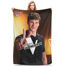 (80x60in 200x150cm) Wincent Weiss Flannel Soft Throw Blanket | Contemporary Style, Mixed Color, Polyester, Digital Print, All Seasons Beddin-AZRFG89