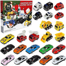 2024 Christmas Advent Calendar for Kids, 24pcs Alloy Cars for Christmas Countdown, Boys Advent Calendar