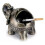 (bronze) Windproof Vintage Ashtray With Lid Elephant Shape Table Ashtray Ashtray Indoor O 2