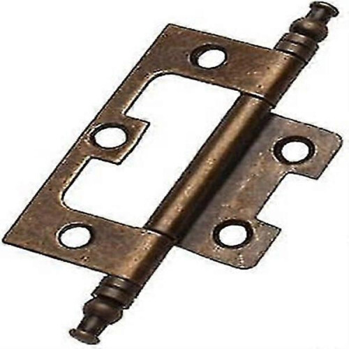 Non-Mortise Butt Hinge for Cabinet Doors Red Bronze 83x24mm Medium-Duty 1 Hinge per Pack 1