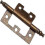 Non-Mortise Butt Hinge for Cabinet Doors Red Bronze 83x24mm Medium-Duty 1 Hinge per Pack 3