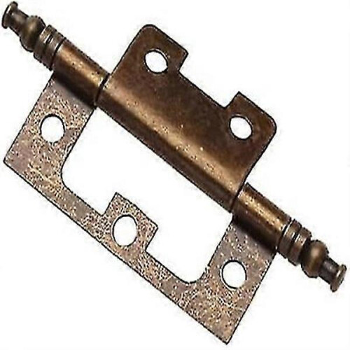 Non-Mortise Butt Hinge for Cabinet Doors Red Bronze 83x24mm Medium-Duty 1 Hinge per Pack 2