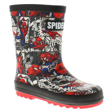 (Multicoloured, 10 (Children's)) Spiderman Boys Wellington Boots Kingston Welly assorted UK Size