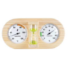 Sauna Thermometer Hygrometer with 15 Minute for Accurate Monitoring of Temperature