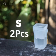 1 Set di Vasi Autoirriganti per Piante da Interno Piccoli Vasi di Plastica Trasparente, Talee, Semina, Indicatore di Livello 'Acqua, Foro di
