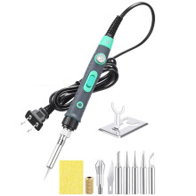 Plastic Flowerpots Perforator & Electric Hot Knife, 2-in-1 Soldering Iron for DIY Plant Pot Drainage Hole US Plug