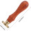 Alphabet Pattern Stamp Wax Seal Stamp Retro Style Copper Head Wood Handle 2
