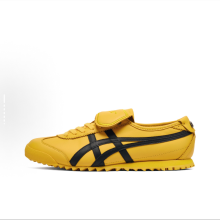 (Yellow/Black, EU44) MEXICO 66 GOLF Cowhide Leather Casual Shoes Unisex Trendy Style