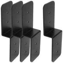 Z-Shaped Metal Column  Connector Heavy  Bracket Fixer Deck Joist Bracket is Used for Wooden Arbor