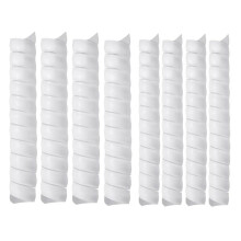 8PCS TräDskydd 2 Storlek Plast Spiral TräDskydd TräDstamskydd Linda TräD Barkskydd RöR TräD Lindningar