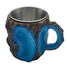 Luxury Mineral Crystal Coffee Mug Crystal Mineral Coffee Mugs Elegant Crystal Gift for Natural Crystal Mug for Coffee