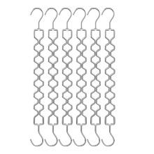 6 Pack Space Saving Hangers for Clothes,Heavy Duty 30Lbs Capacity Magic Clothes Space Saver with 360 Swivel Hook