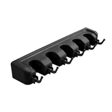Mop and Broom Holder Wall Mount Heavy Duty Broom Holder or Home Garden Garage and Storage Room Tool Organizer Black