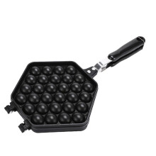 Egg Bubble Cake Baking Pan Mold Eggettes Iron Aluminum Hongkong Waffle Pan Mould Non-Stick Coating DIY Muffins Plate