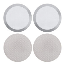 Coffee Filters for Coffee Maker Reusable Coffee Filter 2 Types Washable Stainless Steel Mesh Micro-Filters