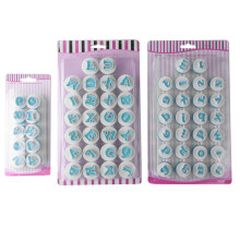 26Pcs Plastic Uppercase,Lowcase Letters&10Pcs Numbers Shape Cake Fondant Molds Set (3Sets/Lot)