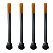 Aluminum Handle Coffee Broom Coffee Powder Brush Cleaning Brush Coffee Machine Brush Grinder Double- Brush