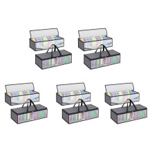 10 Pack Hat Storage Bag for Baseball, Caps Hat Organizer Case Hat Holder Rack with 2 Carry Handles for Closet Moisture
