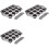 3X 12 Cavity  Cheesecake Pan with 36 Pieces Removable Bottom 1