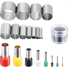20Pc Circle Clay Cutters,Shape Cutter Ceramics Dotting Baking Ring Mold Cutters with Storage Case for Crafts Indentation