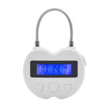 Lock LCD Display Lock Multifunction Electronic Timer,Waterproof USB Rechargeable Temporary Timer Padlock