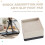 4pcs Treadmill Incline Riser Blocks, Stackable Incline Risers Non-Slip Adjustable Ramp for Gym Home Treadmill Part 6