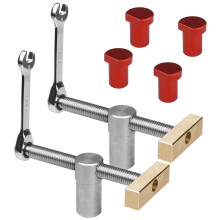 Woodworking Bench Dog Clamps with Bench Dog Stop Sets, Clip Clamp Fixture Vise Benches Joinery Carpenter Tools(20Mm) D