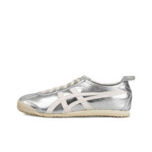 (Silver/White, EU37.5) Tiger MEXICO 66 Classic Casual Shoes Unisex Leather